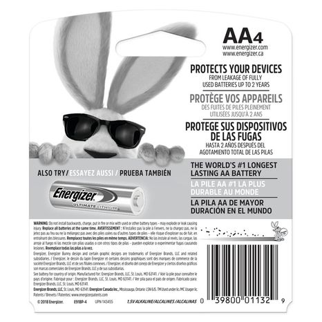 Energizer AA Batteries, Double A Alkaline Batteries