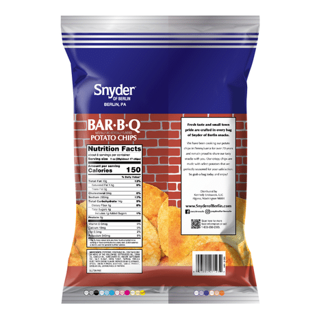 Snyder Of Berlin Bar-B-Q Potato Chips