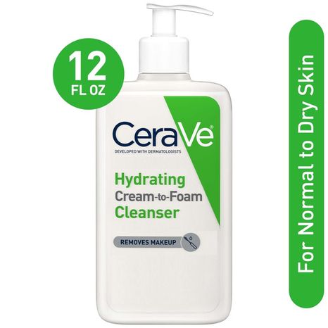CeraVe Hydrating Cream-to-Foam Cleanser