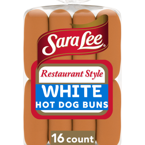 Sara Lee 16 ct, Restaurant Style, Hot Dog Buns, Hot Dog Buns, 28 oz