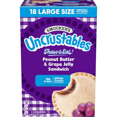 Smucker's Uncrustables Peanut Butter & Grape Jelly Sandwich