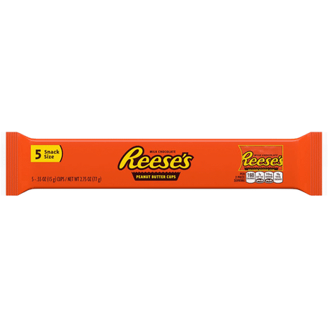 Reese's Peanut Butter Cups, Milk Chocolate, Snack Size