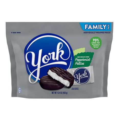 YORK Dark Chocolate Peppermint Patties Candy