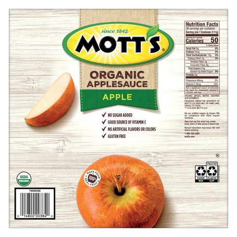 Mott's Organic Apple Applesauce