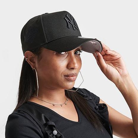 New Era New York Yankees Mlb 9 Forty Snapback Hat - Black