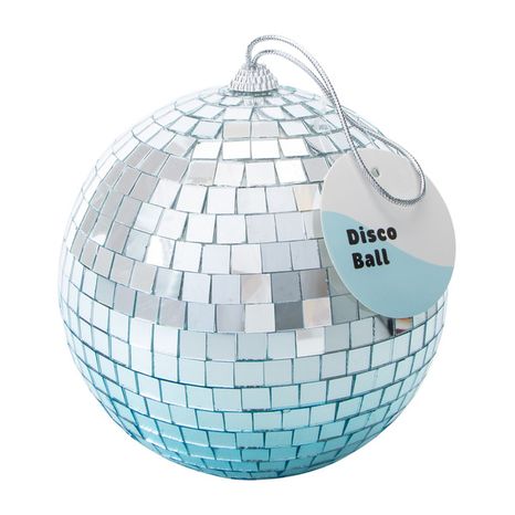 Color Disco Ball - Silver & Blue