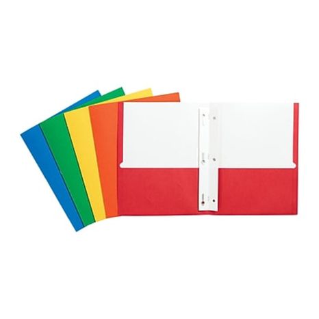 Family Dollar Assorted 3 Prong Pocket Portfolios