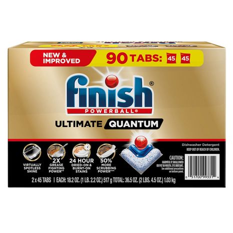 Finish Powerball Ultimate Quantum Dishwasher Detergent Tabs