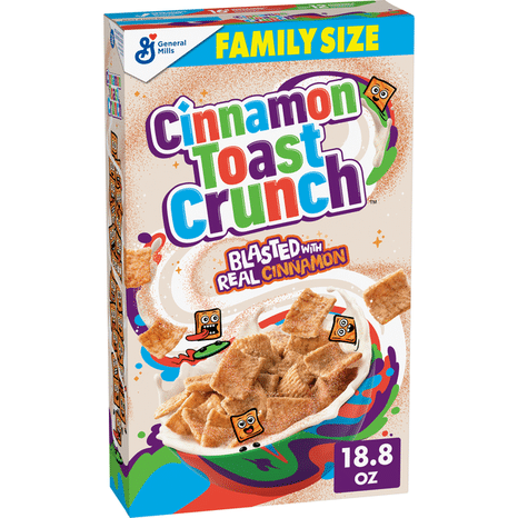 General Mills Cinnamon Toast Crunch Family Size Cereal