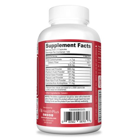 Health Plus Laxative, Capsules