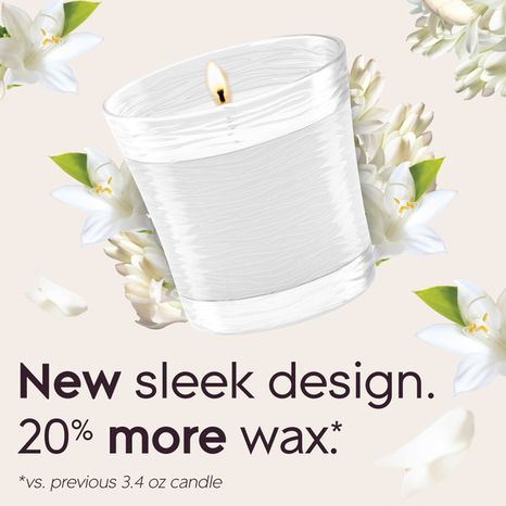 Glade Single Wick Candles, Clean Linen