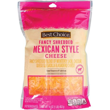 Best Choice FANCY MEXICAN STYLE SHREDDED CHEESE