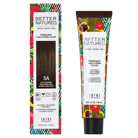 Better Natured. Permanent Liqui-creme Color 5a Light Ash Brown