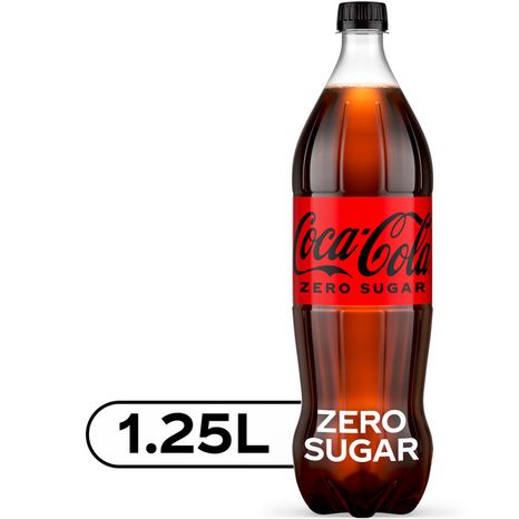Coca Cola Zero Sugar Soda Bottle