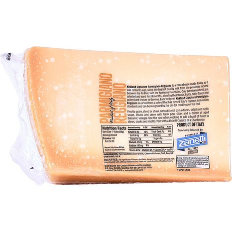 Kirkland Signature Italian Parmesan Parmigiano Reggiano