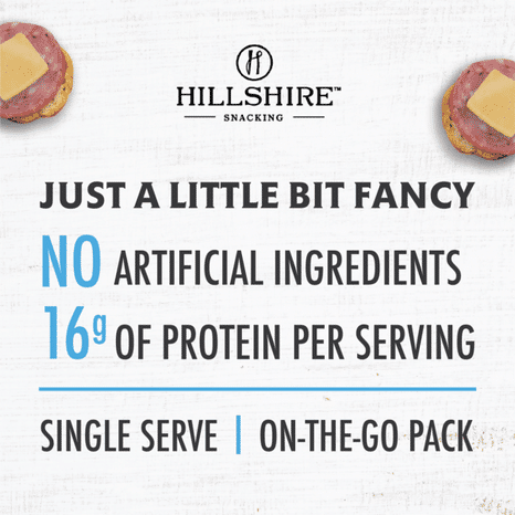 Hillshire Farm Snacking Protein Small Plates, Italian Dry Salami Deli Lunch Meat and Gouda Cheese, 2.76 oz