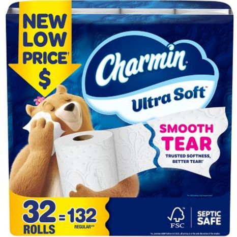 Charmin Toilet Paper Ultra Soft, Rolls