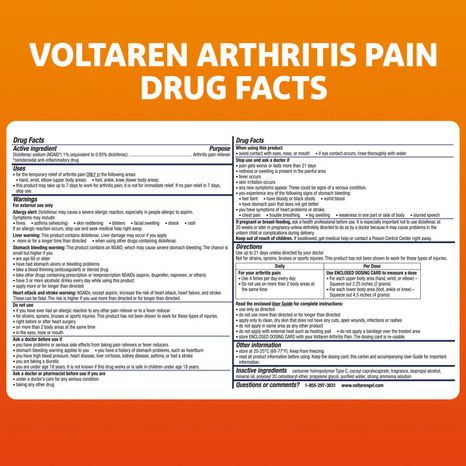 Voltaren Arthritis Pain Gel