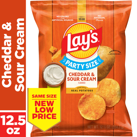 Lay's Cheddar & Sour Cream Potato Chips