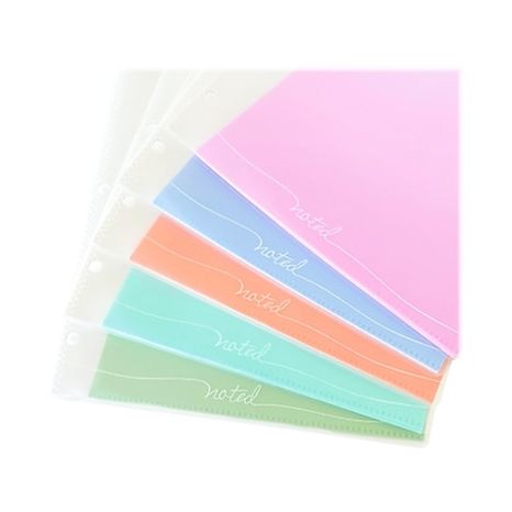 Carolina Pad Noted Matte 3-Hole Punched 6-Pocket Portfolio Folder