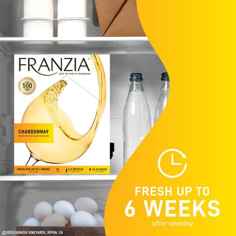 Franzia Vintner Select Chardonnay White Wine Box