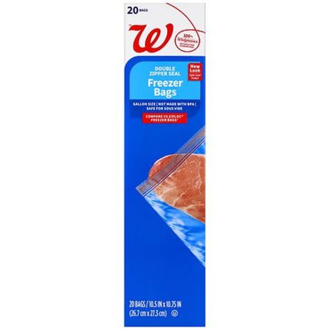 Complete Home Reclosable Gallon Freezer Bags