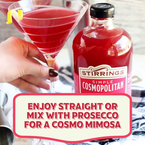 Stirrings Cosmopolitan Mix, Non Alcoholic Cocktail Mixer