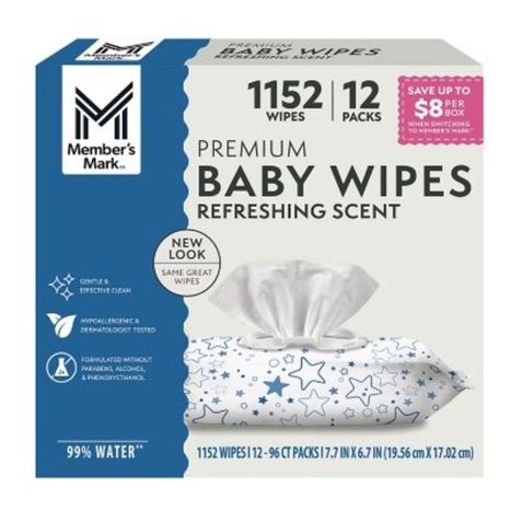 Member’s Mark Premium Baby Wipes Refreshing Clean