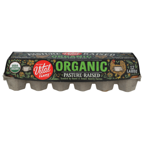 Vital Farms Organic Pasture Raised Large Grade A Eggs