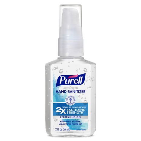PURELL Advanced Hand Sanitizer Refreshing Gel Pump, Travel Size