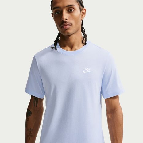 Nike Men's Sportswear Club T-Shirt, M - Hydrogen Blue