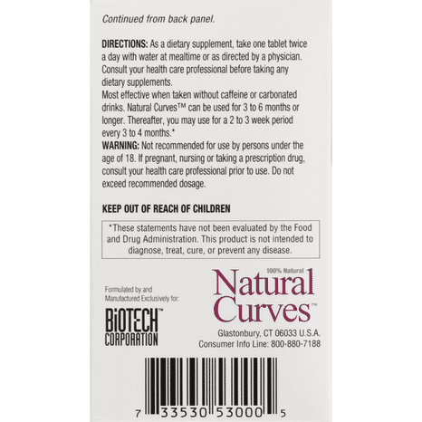 Natural Curves Natural Herbal Supplement
