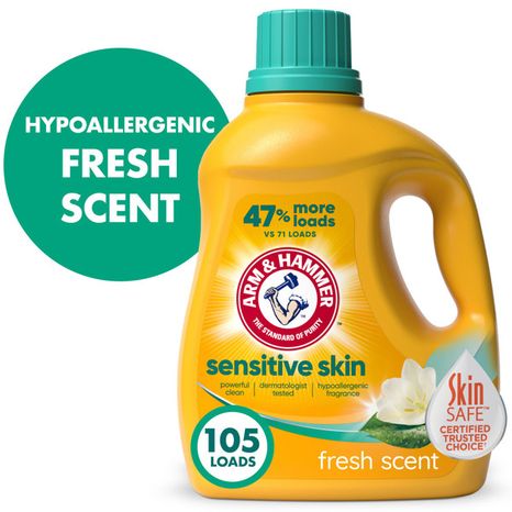 Arm & Hammer Sensitive Skin Liquid Laundry Detergent
