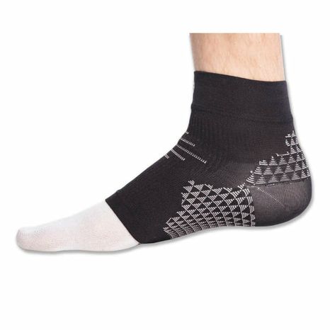 ProTec Plantar Fasciitis Sleeve Socks - Black - L