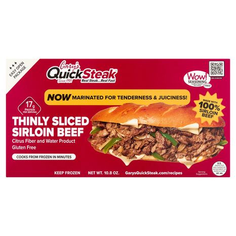 Gary's Quicksteak Thinly Sliced Sirloin Beef