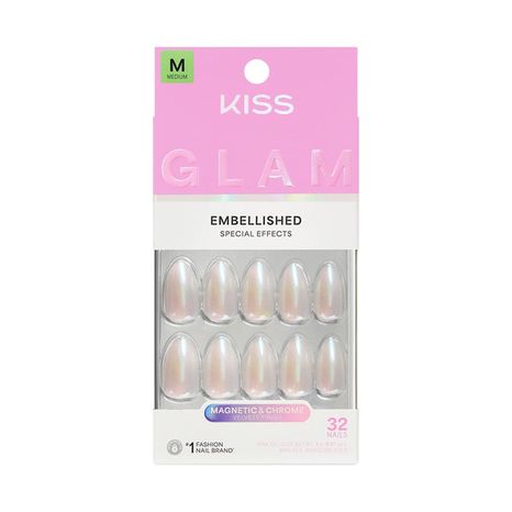 KISS Dive Embellished Medium Nails