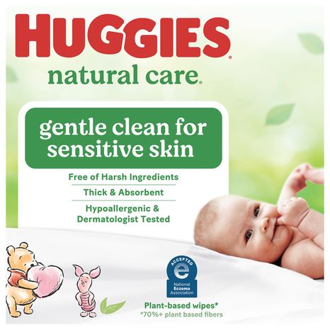 Huggies Sensitive Wipes Fragrance Free