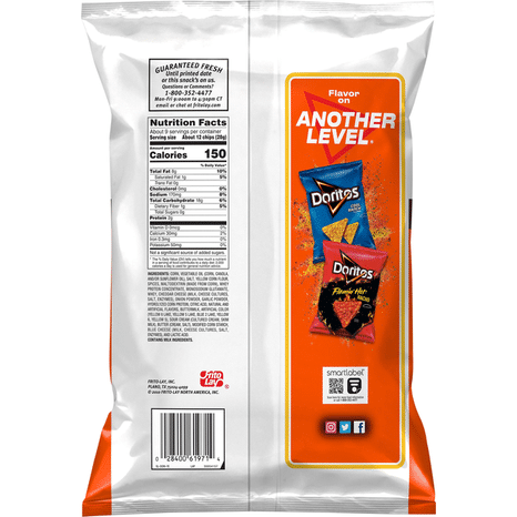 Doritos Tortilla Chips, Taco Flavor