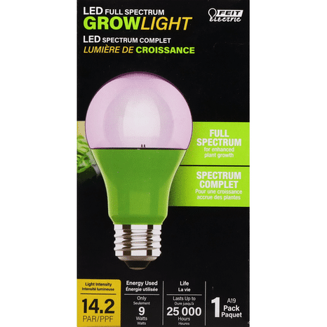 Feit Electric GrowLight, Full Spectrum, LED, 9 Watts