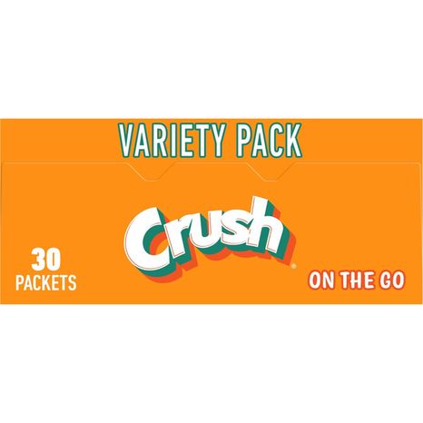 Crush Zero Sugar On the Go Orange/Grape/Strawberry Drink Mix Variety Pack