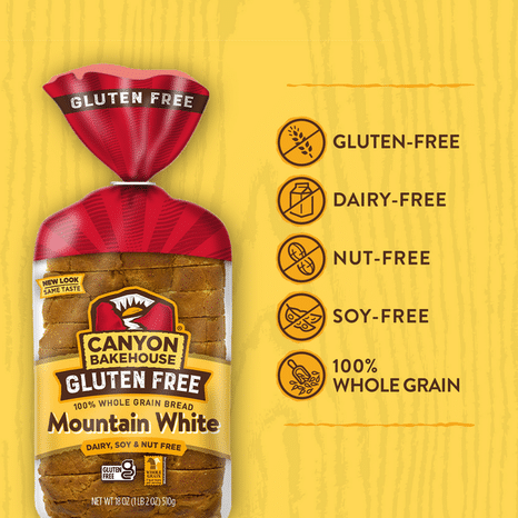Canyon Bakehouse Gluten Free Sliced Mountain White Bread