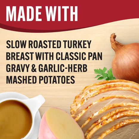 Smart Ones Slow Roasted Turkey Breast with Gravy & Garlic-Herb Mashed Potatoes Frozen Meal