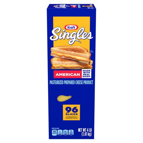 Kraft White American Cheese Slices