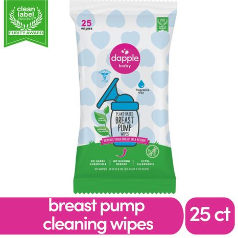Dapple Plant-Based Breast Pump Wipes