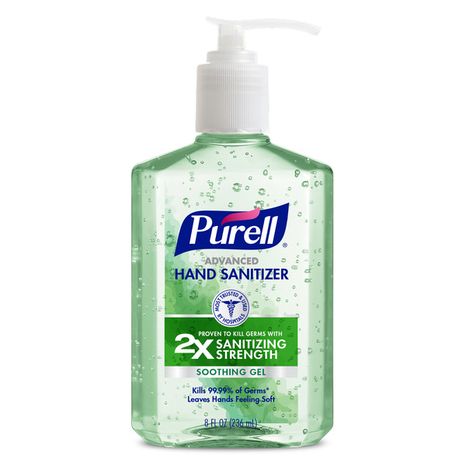 PURELL Advanced Hand Sanitizer Soothing Gel, with Aloe and Vitamin E