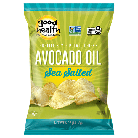 Good Health Sea Salt Avocado Oil Kettle Style Potato Chips