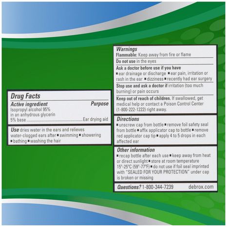 Debrox Swimmer's Ear Drying Drops