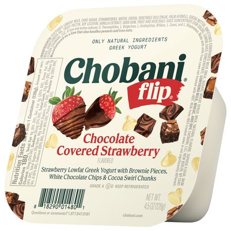Chobani Yogurt, Chocolate Covered Strawberry, Greek