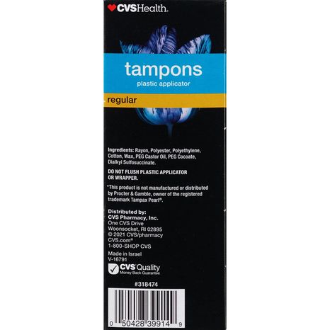 CVS Health Tampons Regular Unscented