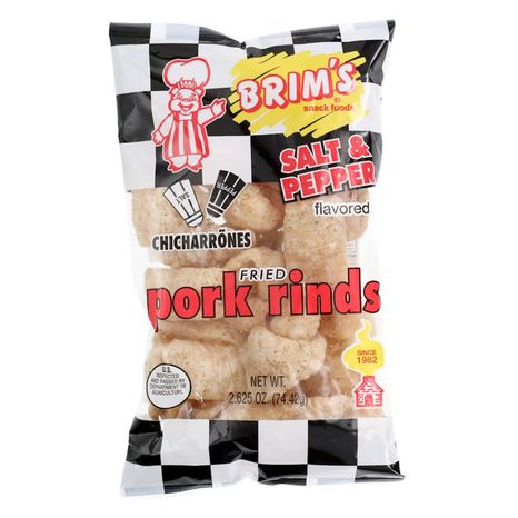 Brim's Salt & Pepper Flavored Chicharrones Fried Pork Rinds